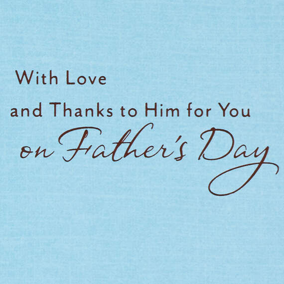 Pride and Joy Religious Father's Day Card for Son, , large image number 4