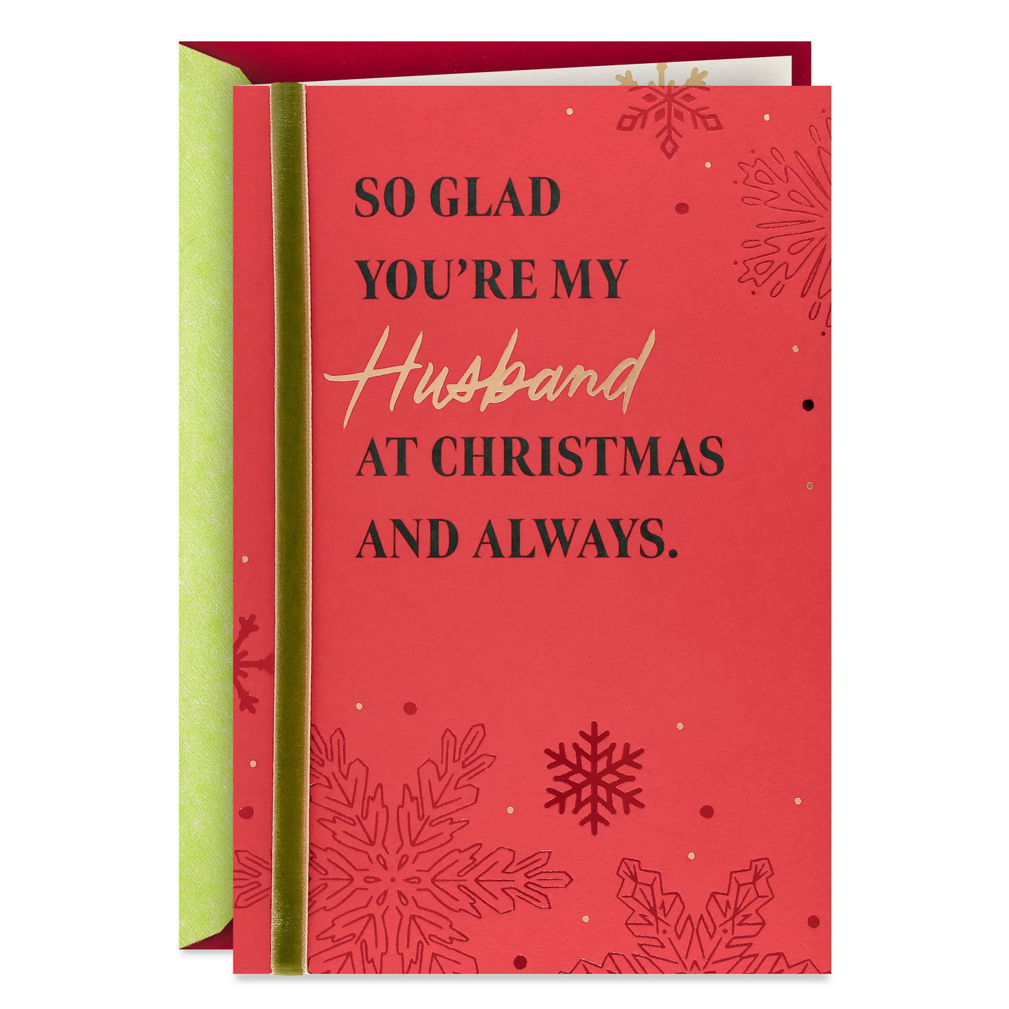 With You, It's Christmas All Year Long Romantic Christmas Card for Husband