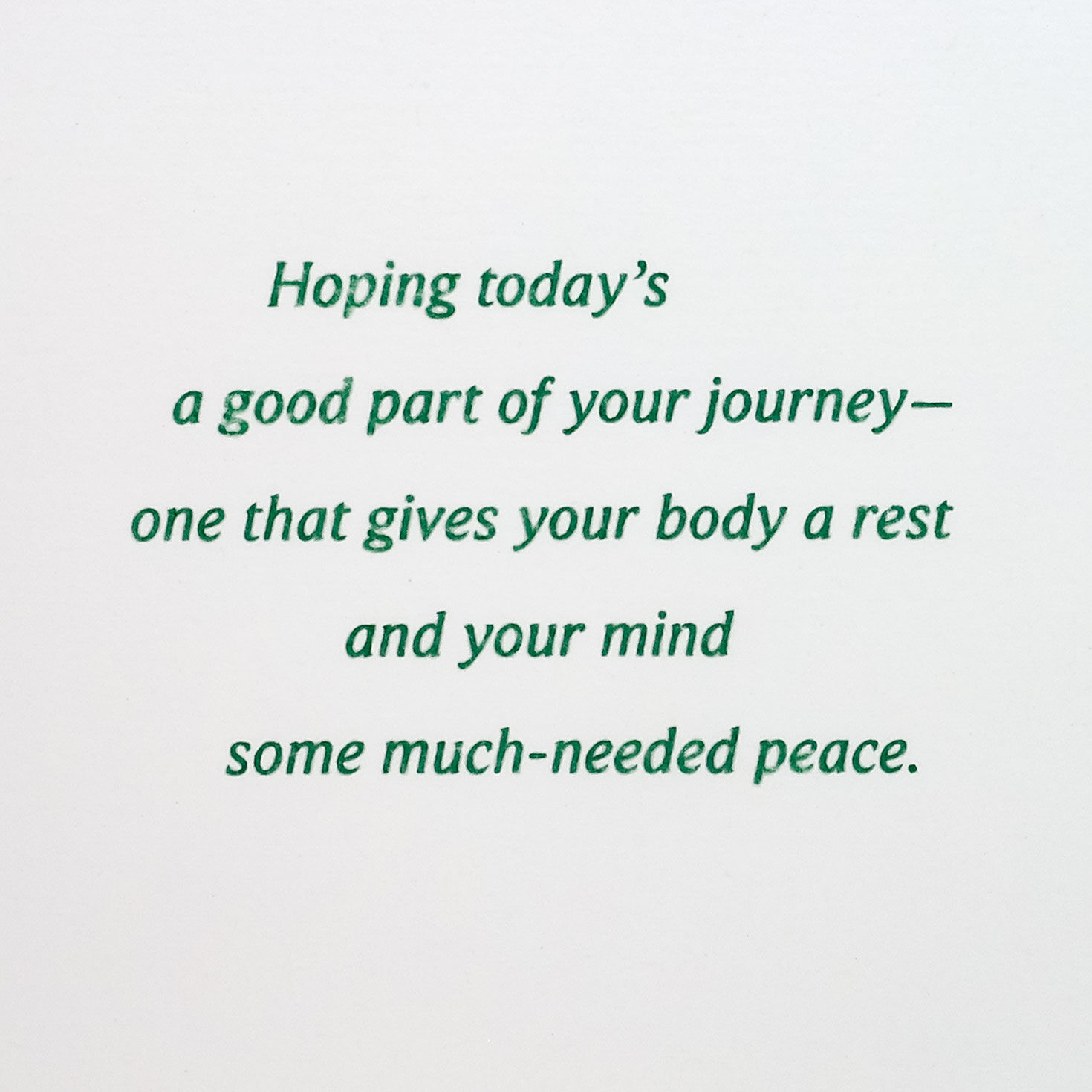 Green Leaves and Gold Arches Get Well Card Sentiment image number 2