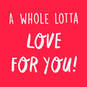 A Whole Lotta Love for You Christmas Card for Kid, , large image number 2