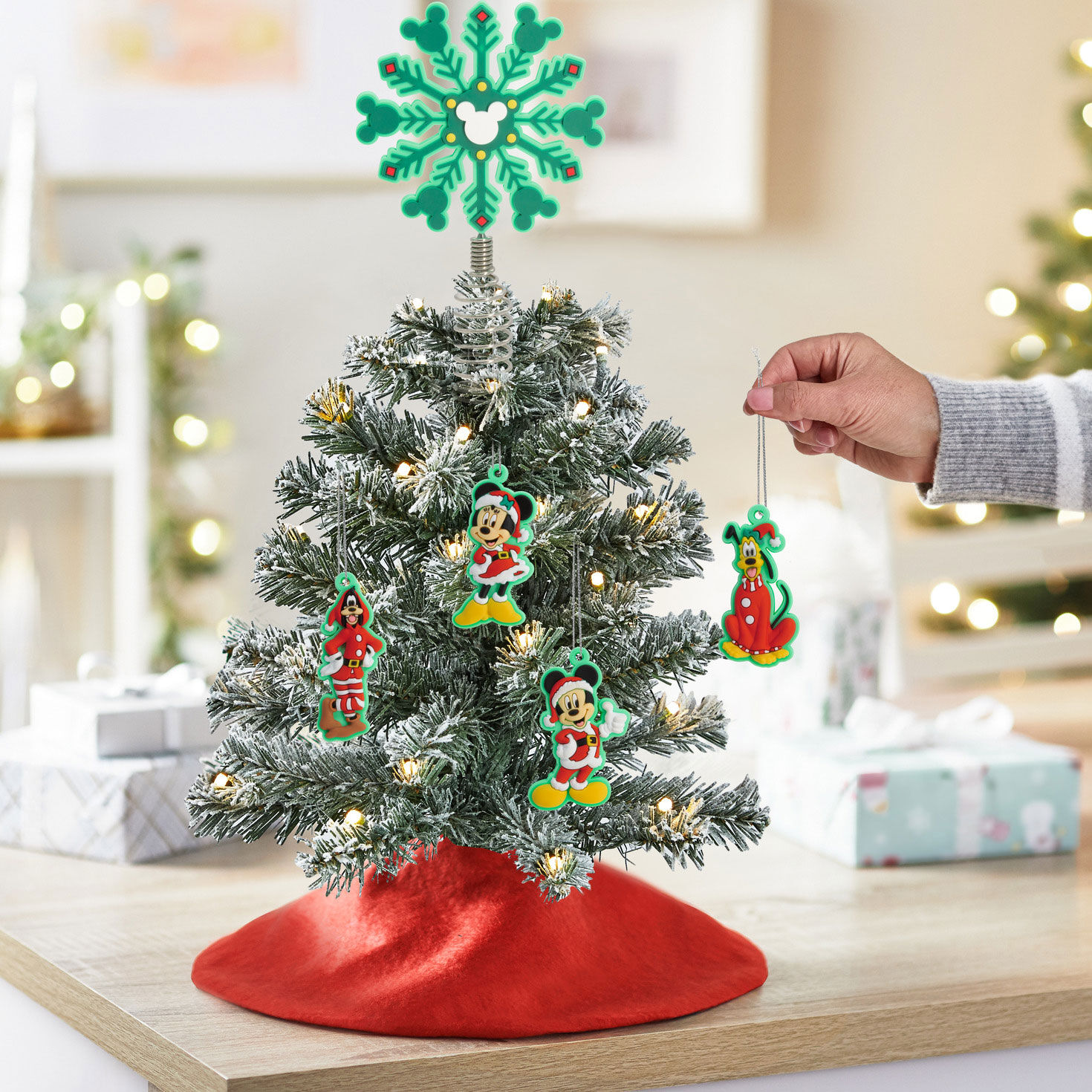 Mini Disney Mickey Mouse and Friends Hallmark Tree Topper and Ornaments, Set of 5 for only USD 16.49 | Hallmark