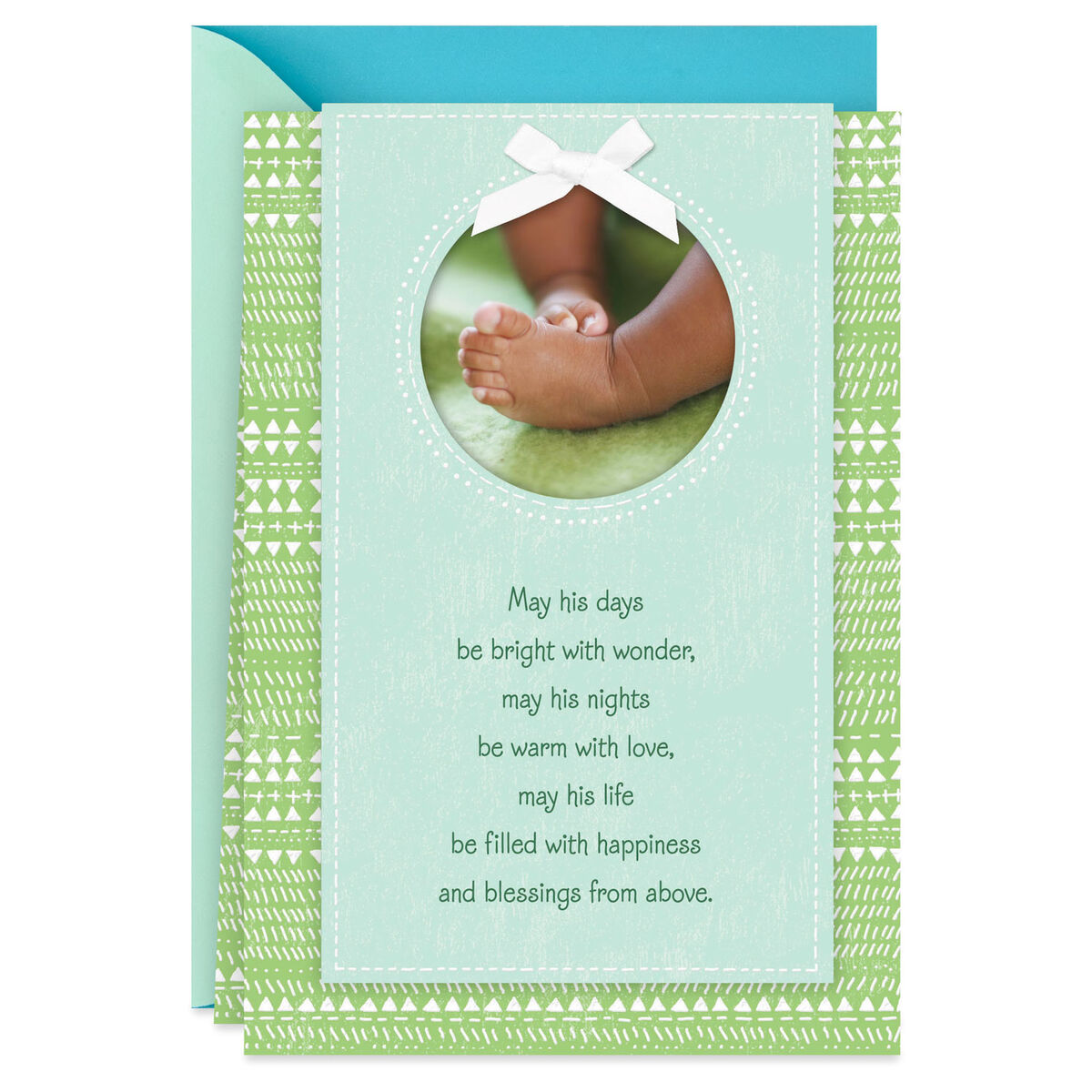 Tiny Blessings Religious New Baby Boy Card Greeting Cards Hallmark