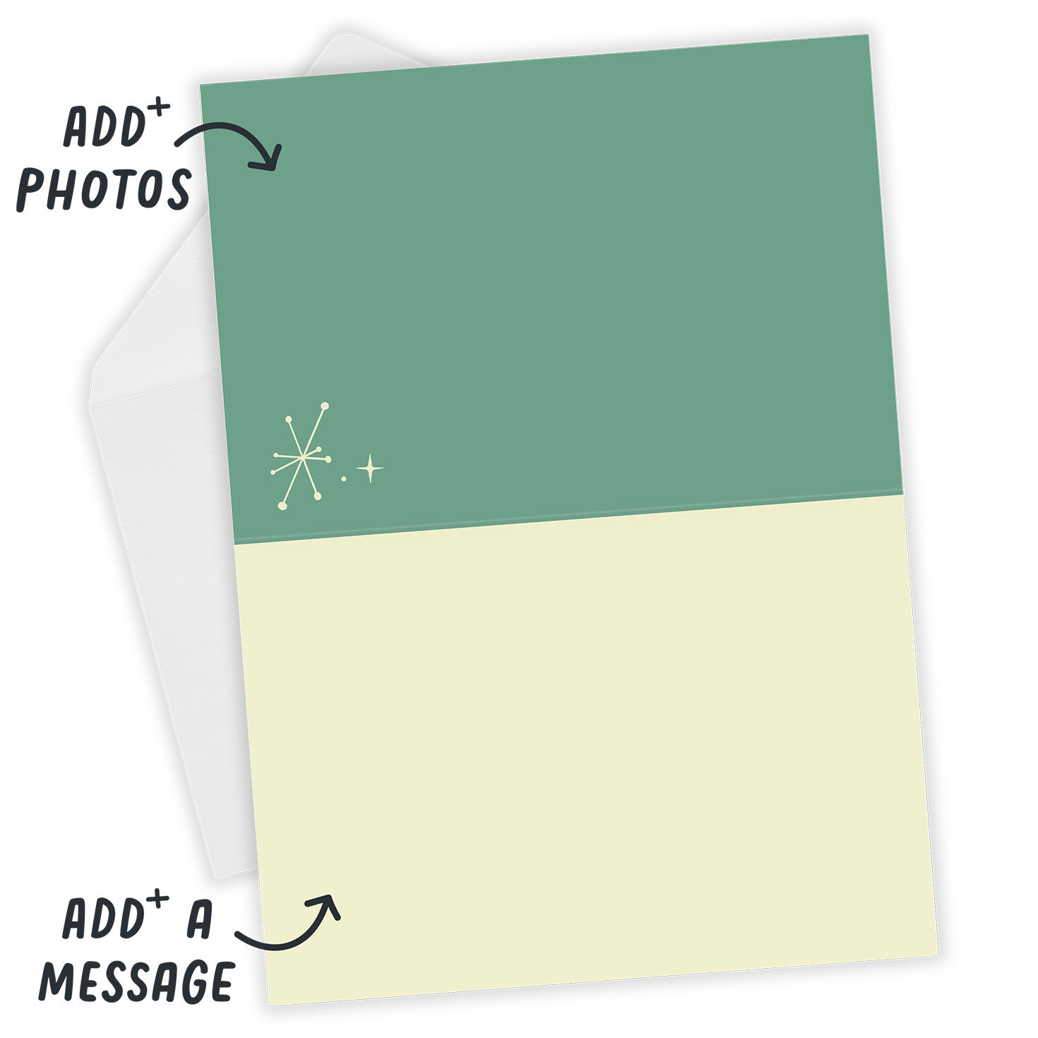 Yoda Best Dad Personalized Father's Day Card Open Card with Envelope indicating personalization image number 3