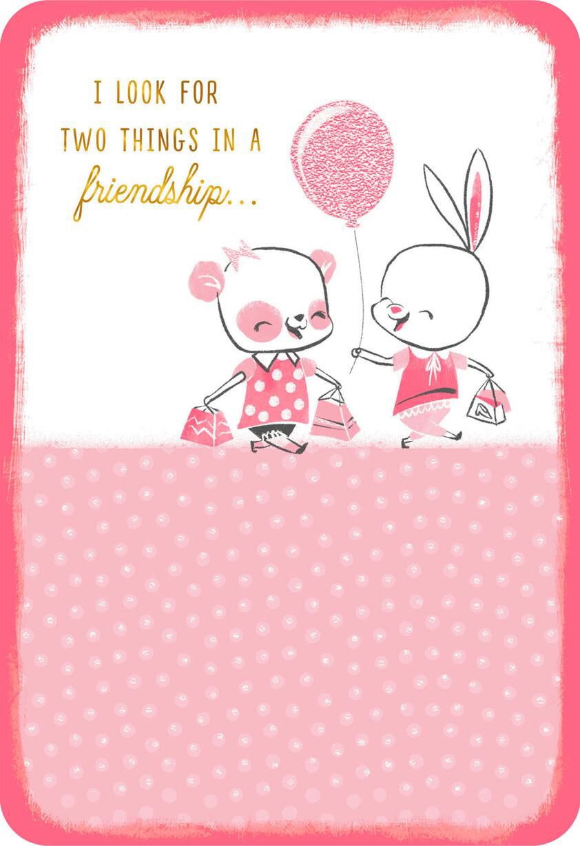 You and Me Friendship Card