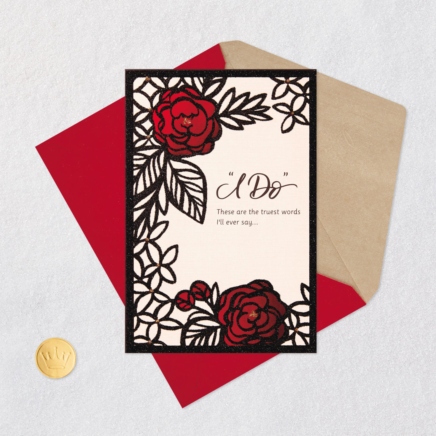 "I Do" Romantic Valentine's Day Card for only USD 4.59 | Hallmark