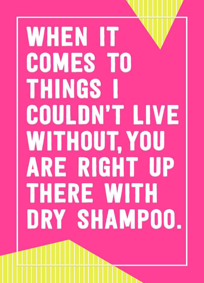 Can't Live Without You Funny Blank Love Card
