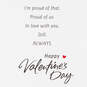 Proud of Us Valentine's Day Card for Husband, , large image number 3