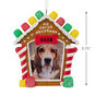 Gingerbread House Photo Frame Christmas Ornament measurement image number 3
