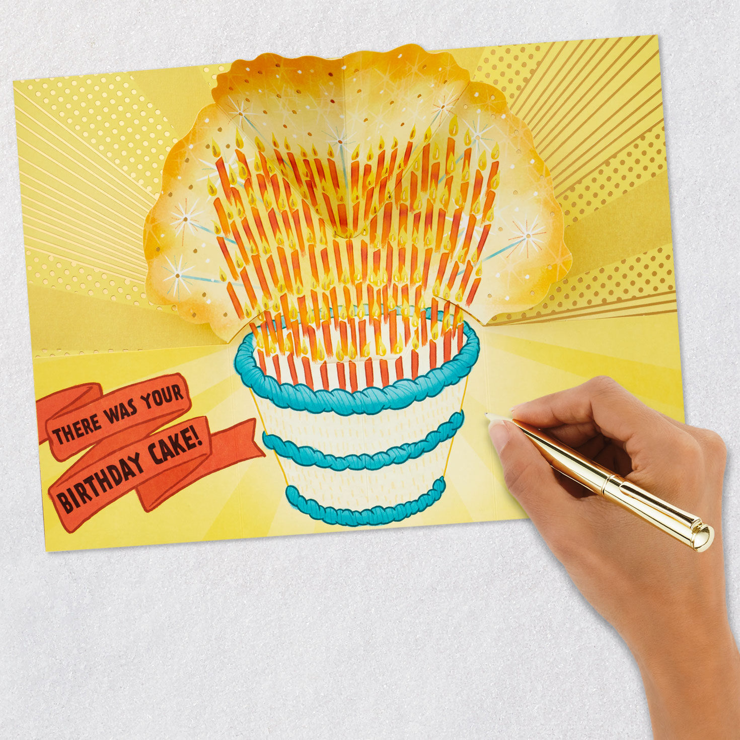 Let There Be Light Funny Pop-Up Birthday Card - Greeting Cards | Hallmark