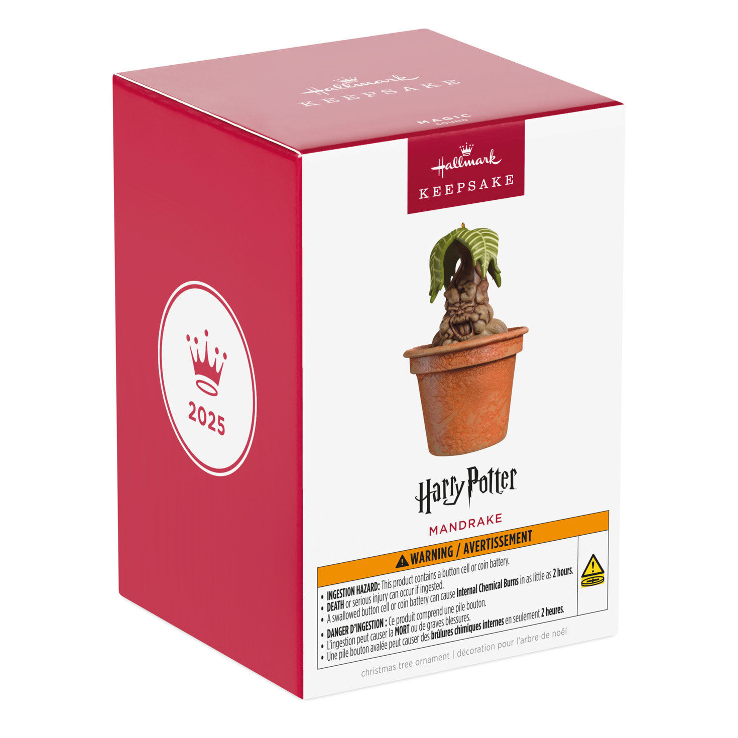 Harry Potter Potted Mandrake Keepsake Ornament package front image number 8