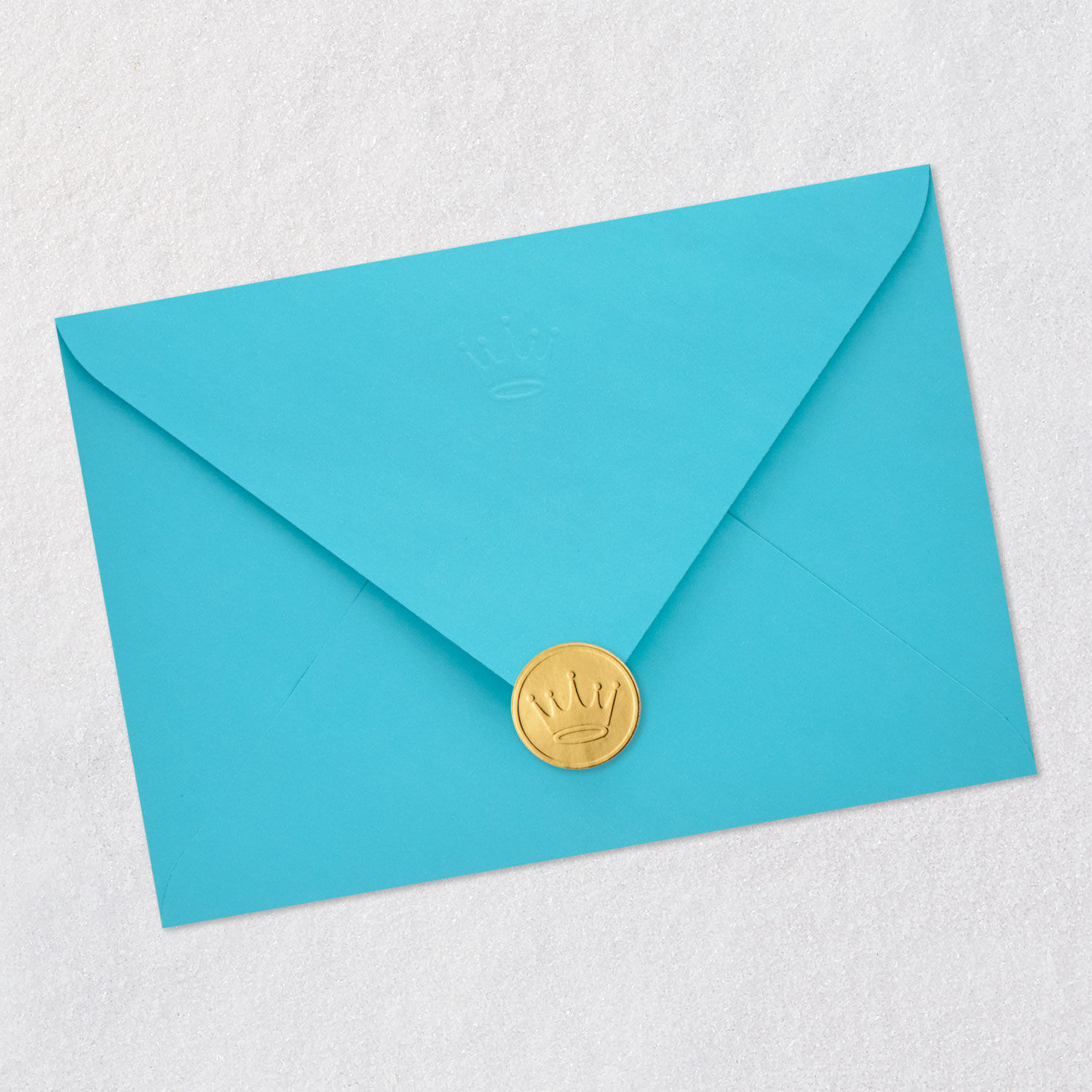 Upscale Lettering Birthday Card for Friend Envelope Back with Seal image number 8