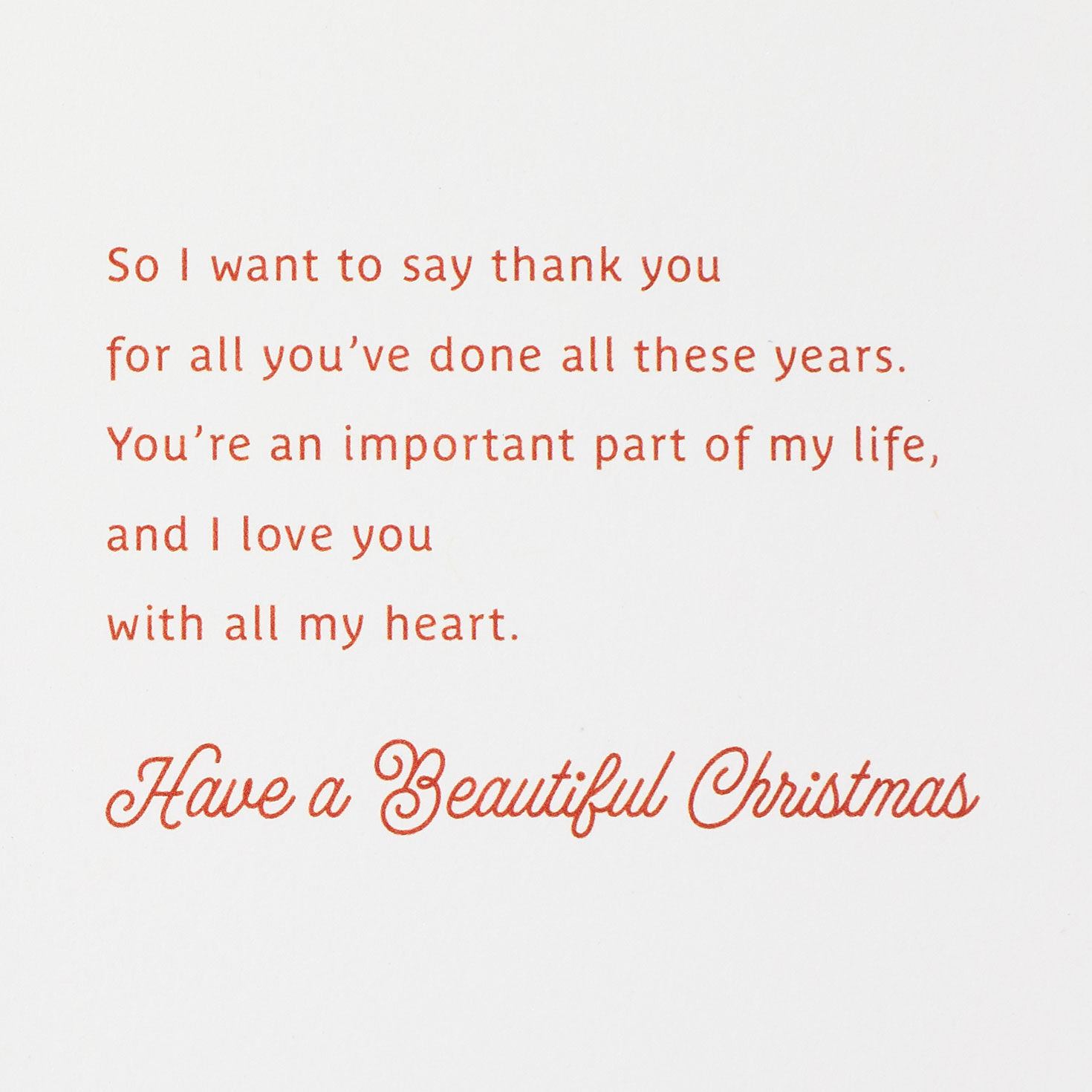 Elegant Snowflakes Mother Christmas Card Sentiment image number 3