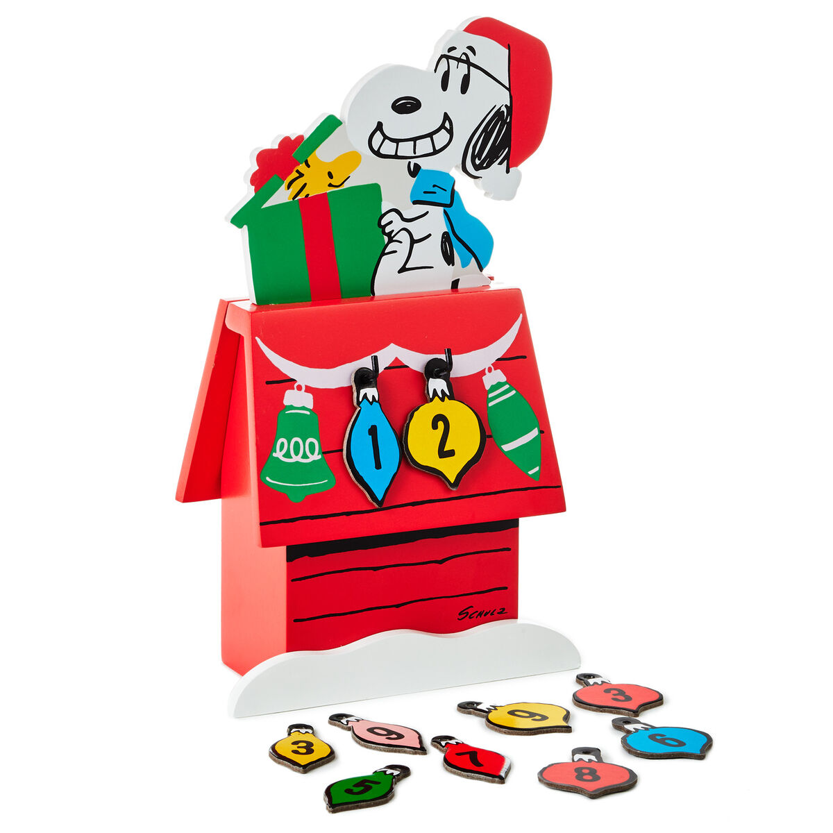Peanuts® Snoopy on Doghouse Christmas Countdown Calendar Seasonal