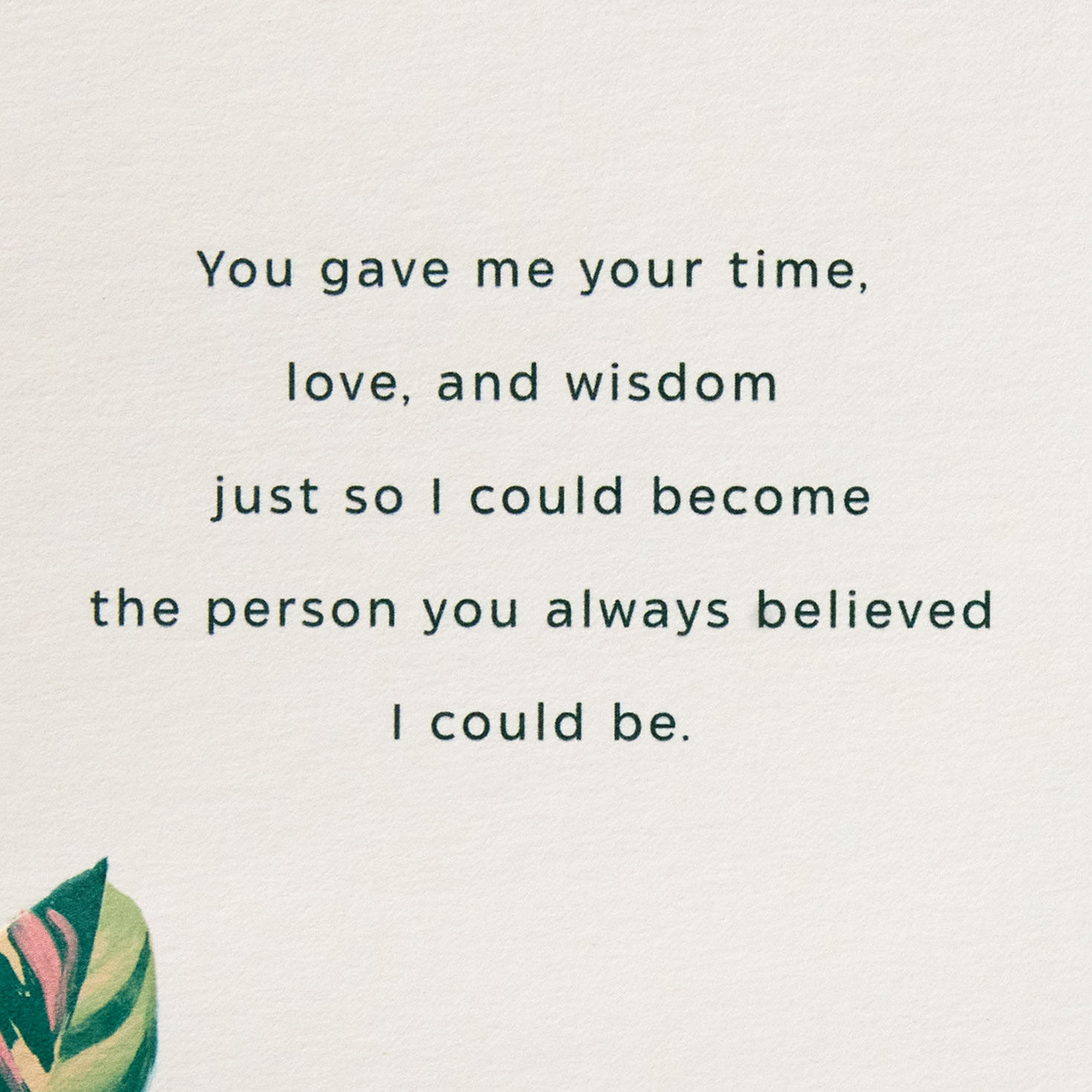 Floral Border Lacey Chabert Mom Mother's Day Card Sentiment image number 2