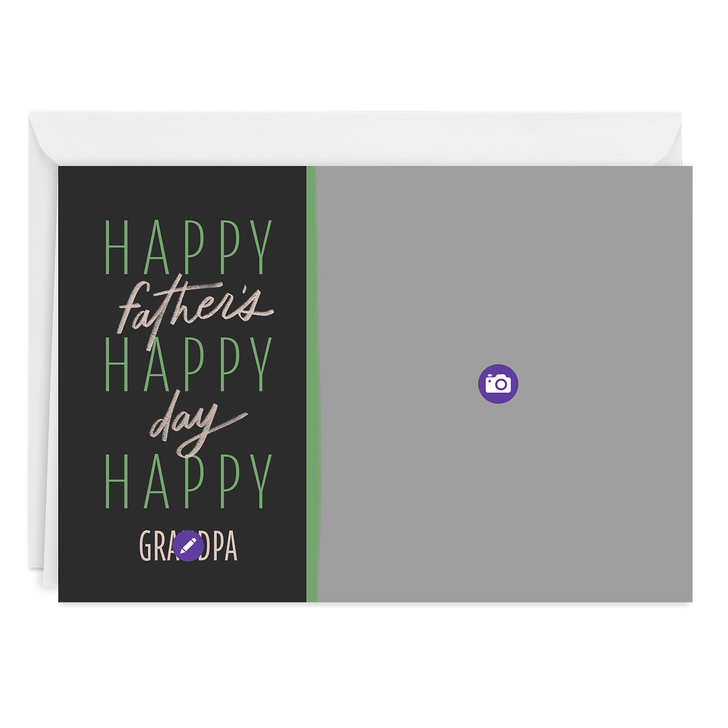 Happy and Loved Custom Father's Day Card, , large image number 3