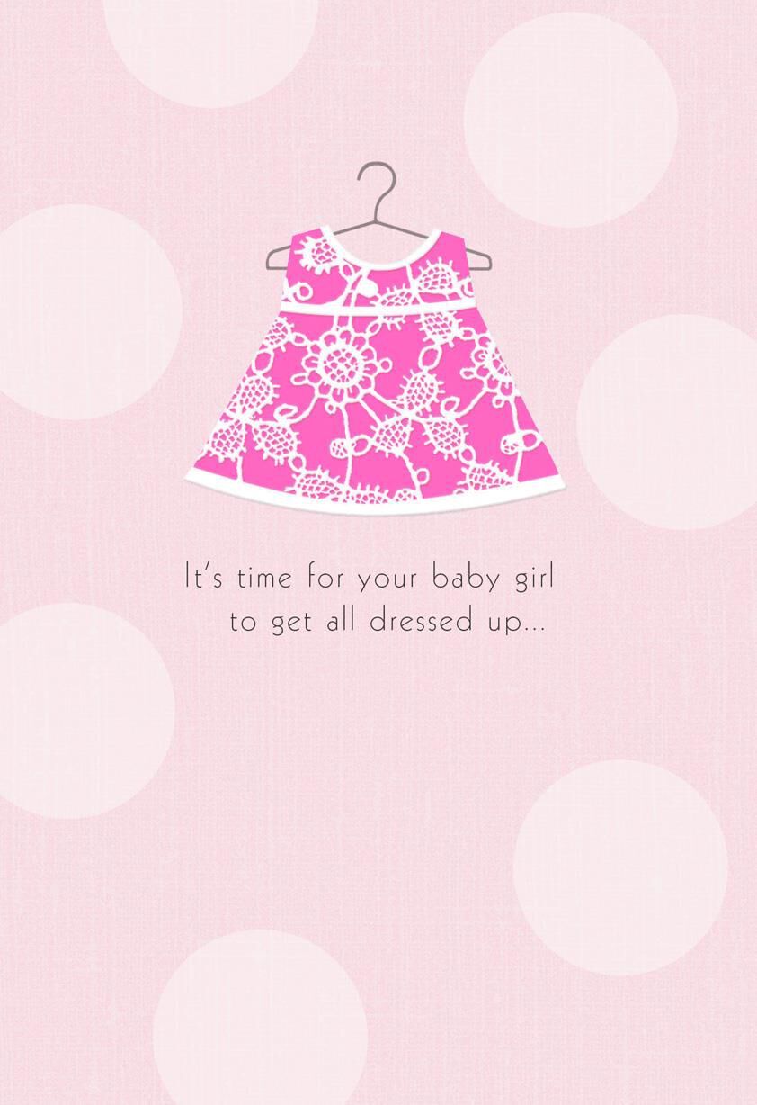 dressing up baby girl