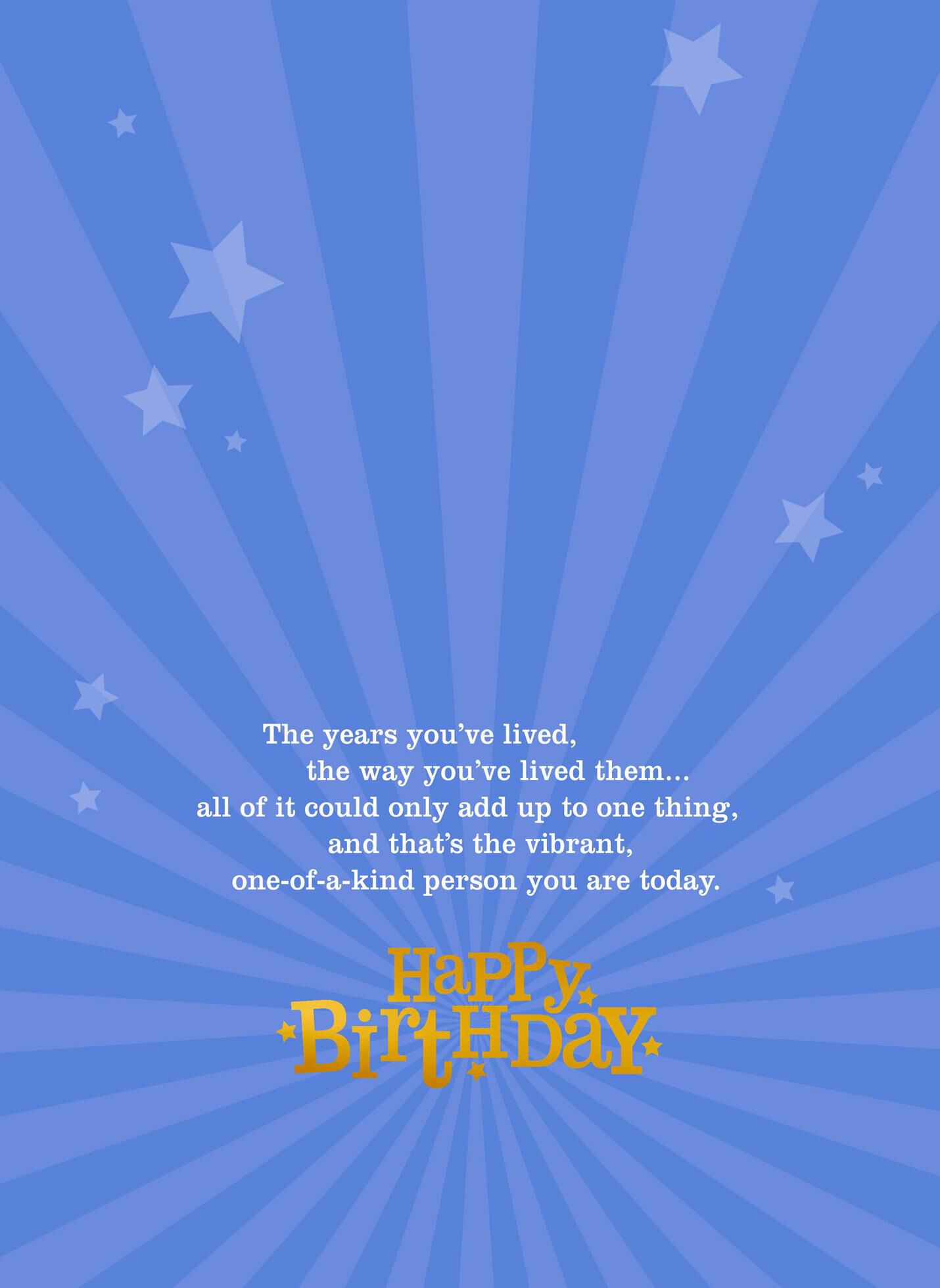Vibrant Gold and Silver 70th Birthday Card