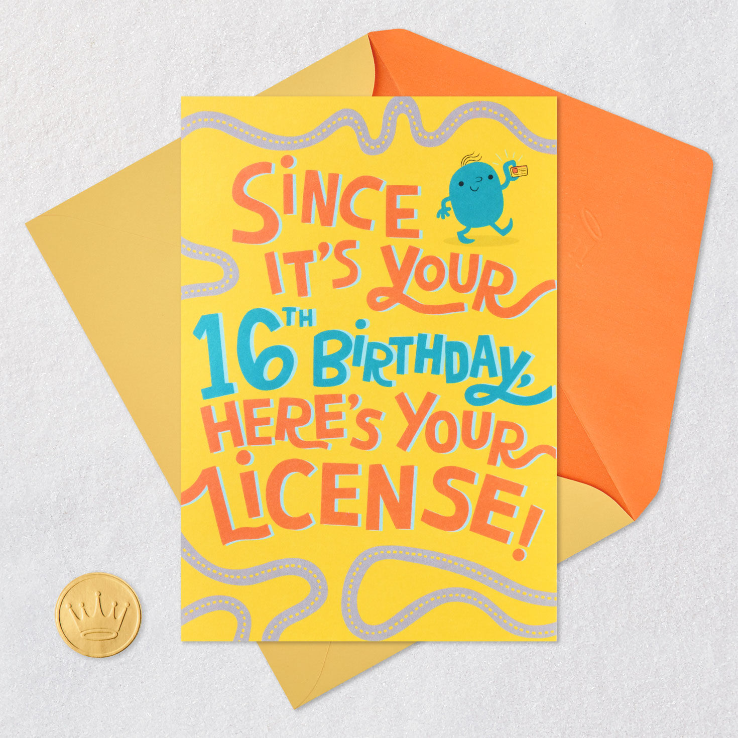 License to Party Funny Pop-Up 16th Birthday Card, , large image number 6