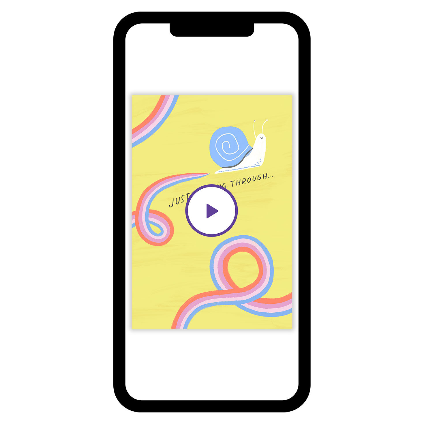 Glad You're You Cute Snail eCard