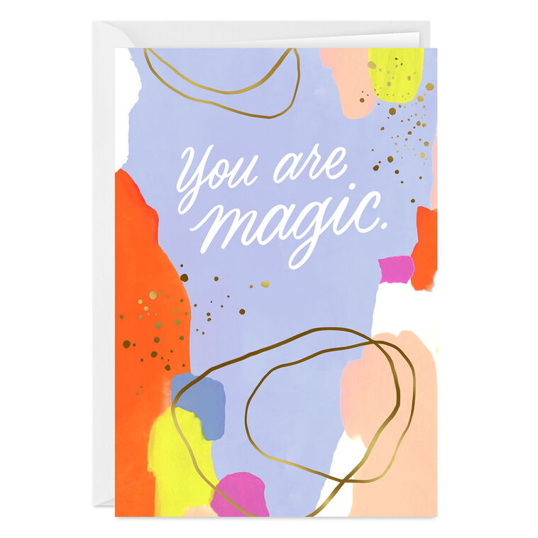 You Are Magic Abstract Art Custom Card