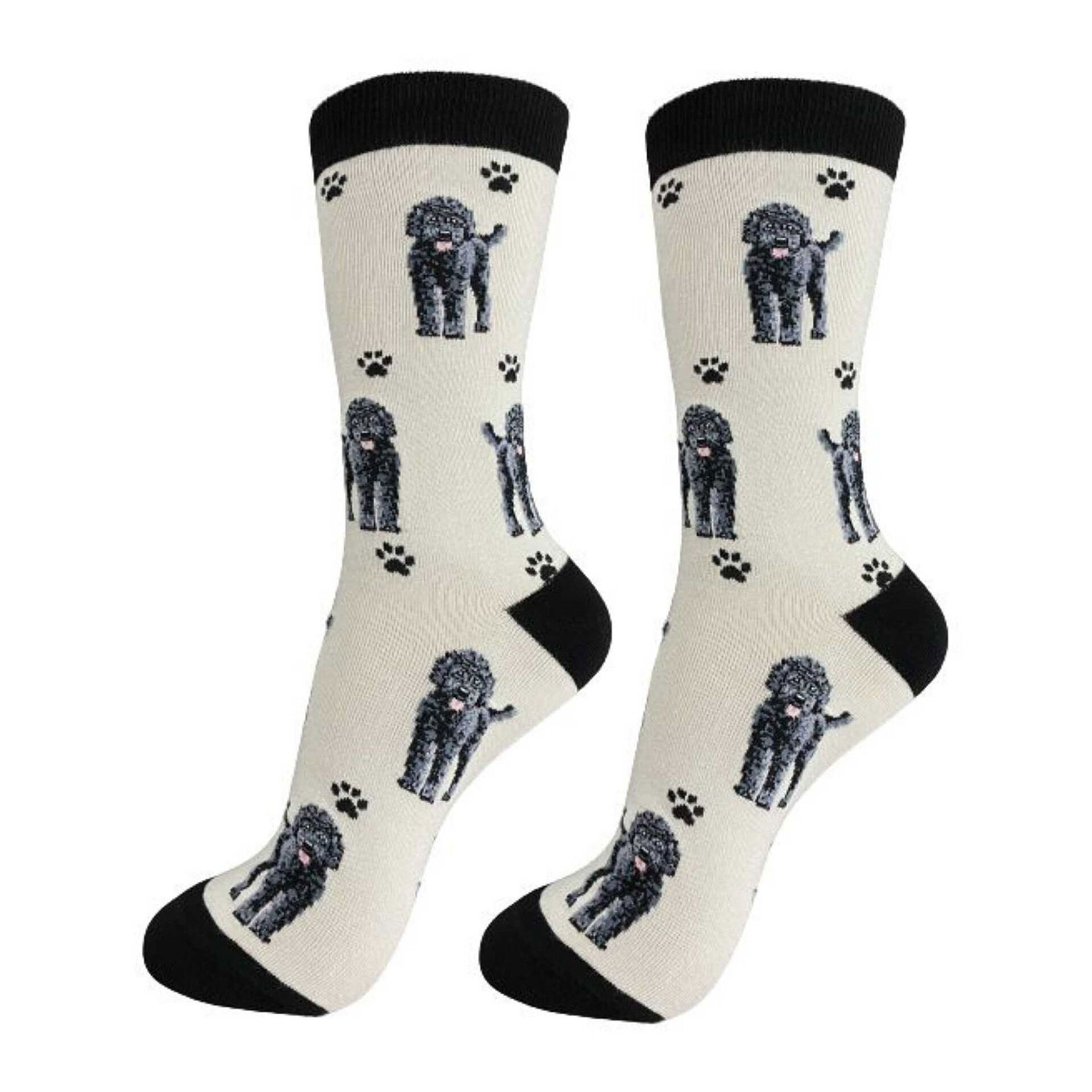E&S Pets Black Labradoodle Novelty Crew Socks Socks & Slippers Hallmark
