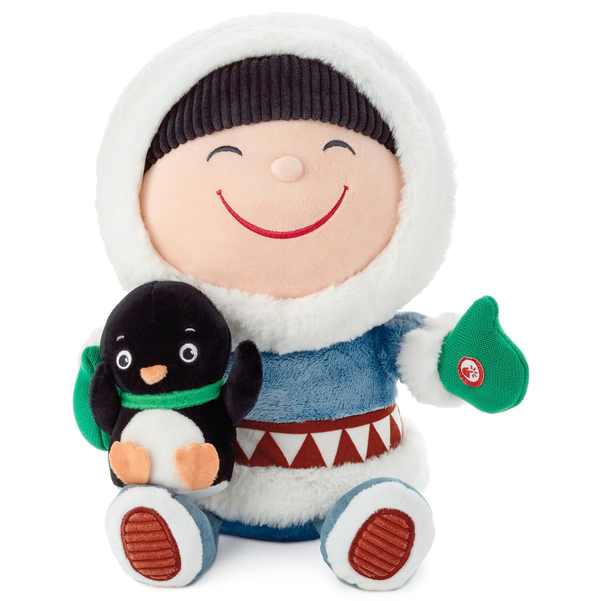Frosty Friends Frosty and Penguin Stuffed Animal With Sound, 13