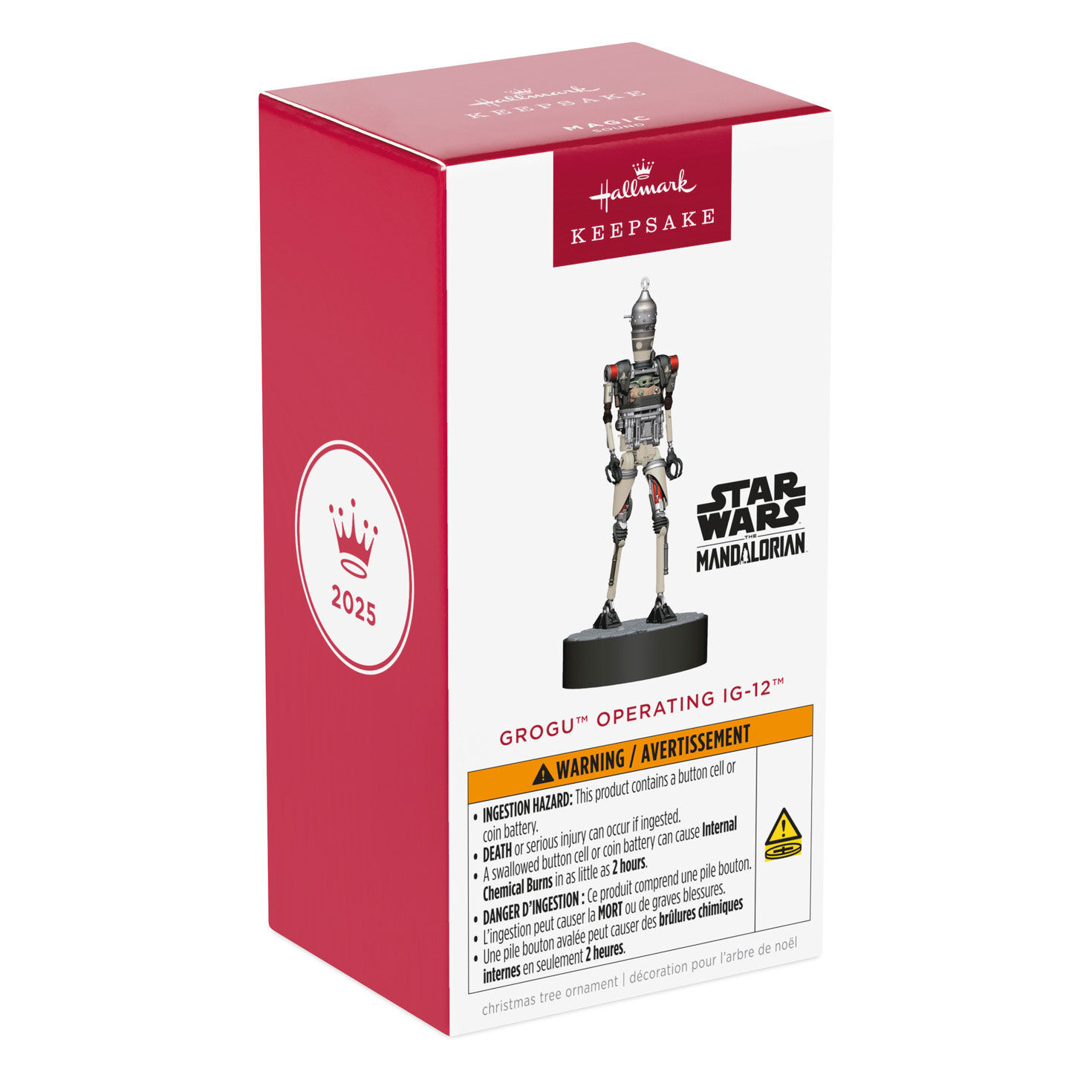 Star Wars Grogu in Robot Keepsake Ornament package front image number 7