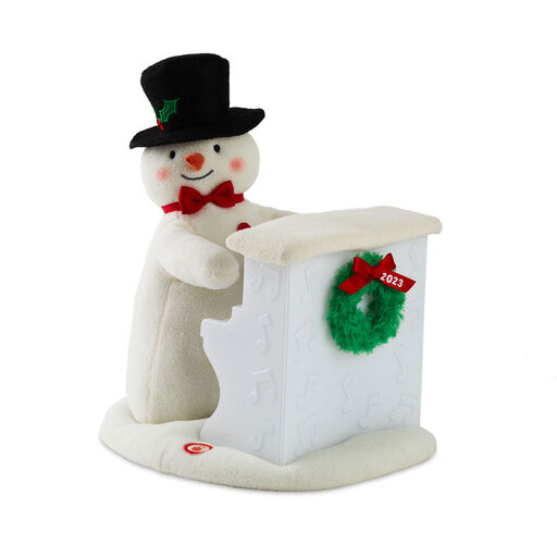 20th Anniversary Sing-Along Showman Snowman Plush With Sound, Light and Motion, 