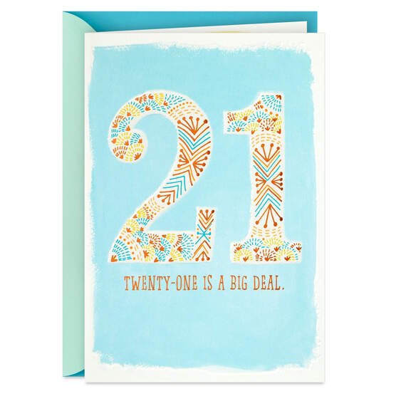 A Big Deal 21st Birthday Card