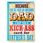 A Kick-Ass Dad Funny Pop-Up Father's Day Card, , large image number 1