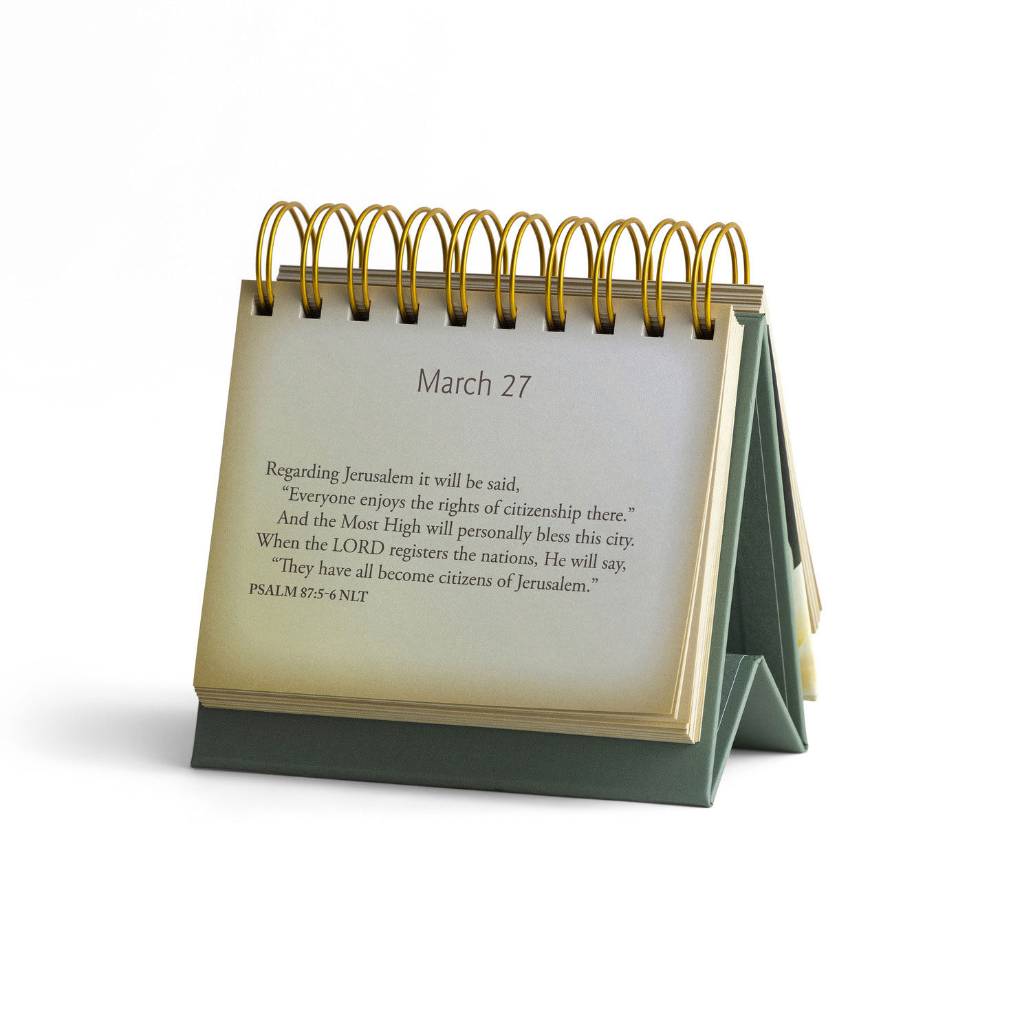 Psalms Beside Still Waters Perpetual Calendar insdie page image number 3