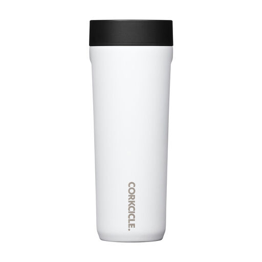 Corkcicle Gloss White Stainless Steel Commuter Cup, 17 oz., 