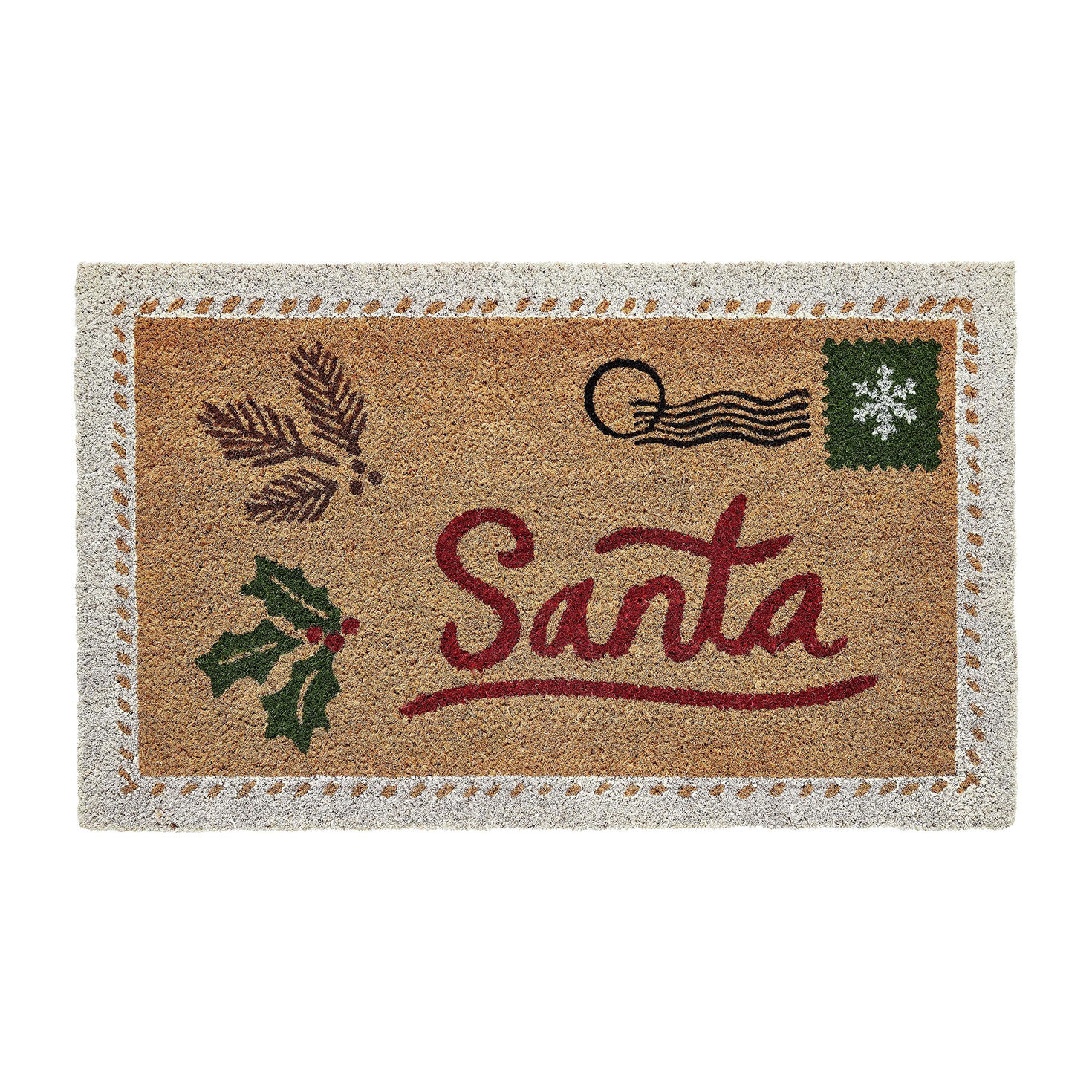 Hallmark Santa Letter Coir Doormat - 18x30