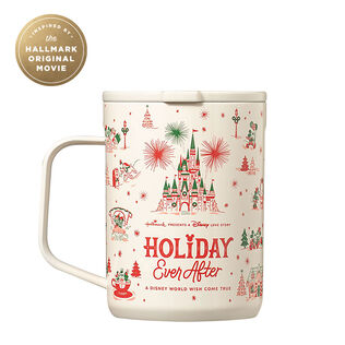 Hallmark + Disney Holiday Ever After Corkcicle Stainless Steel Mug, 16 oz.
