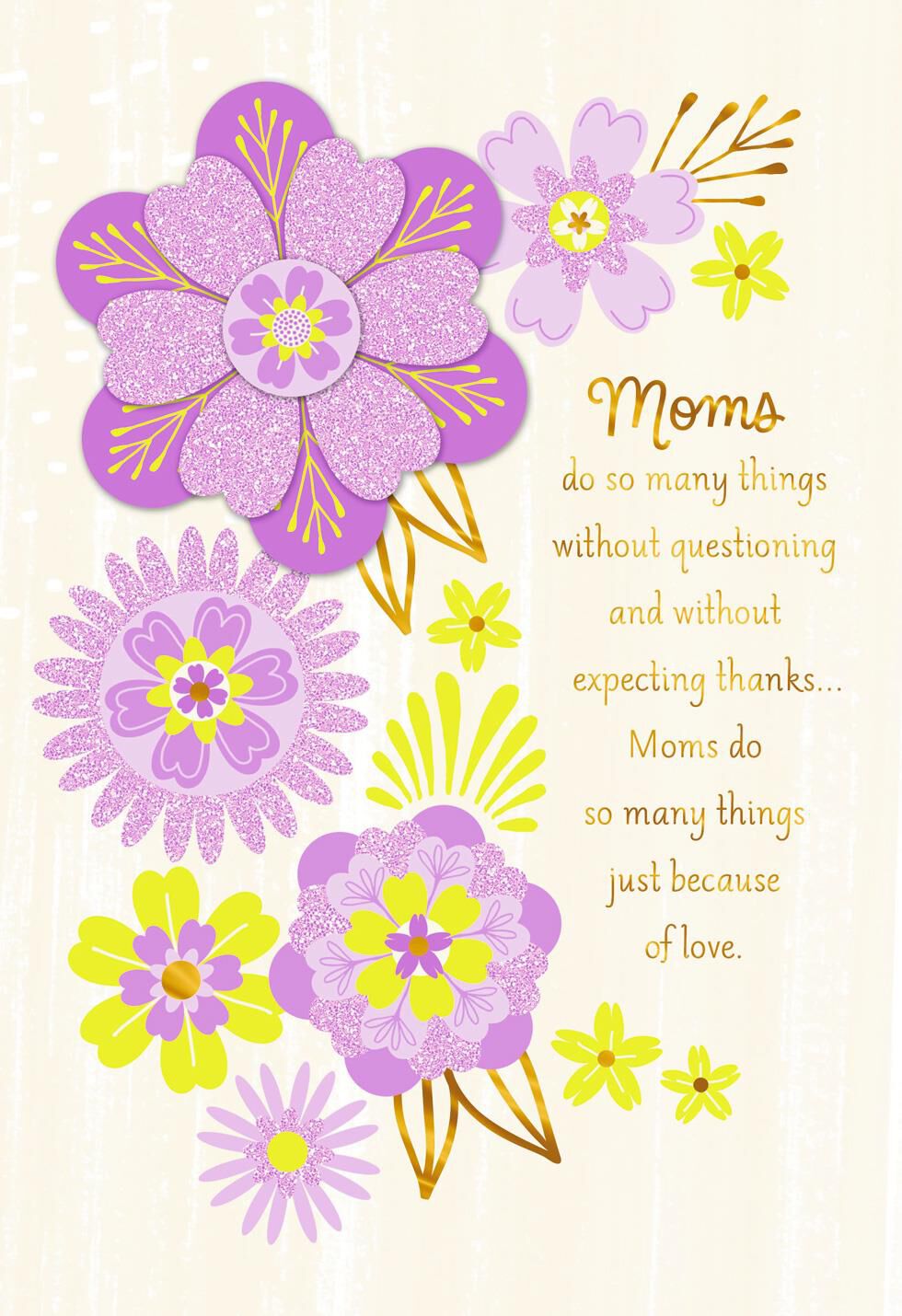 We Appreciate You Mother's Day Card From Family