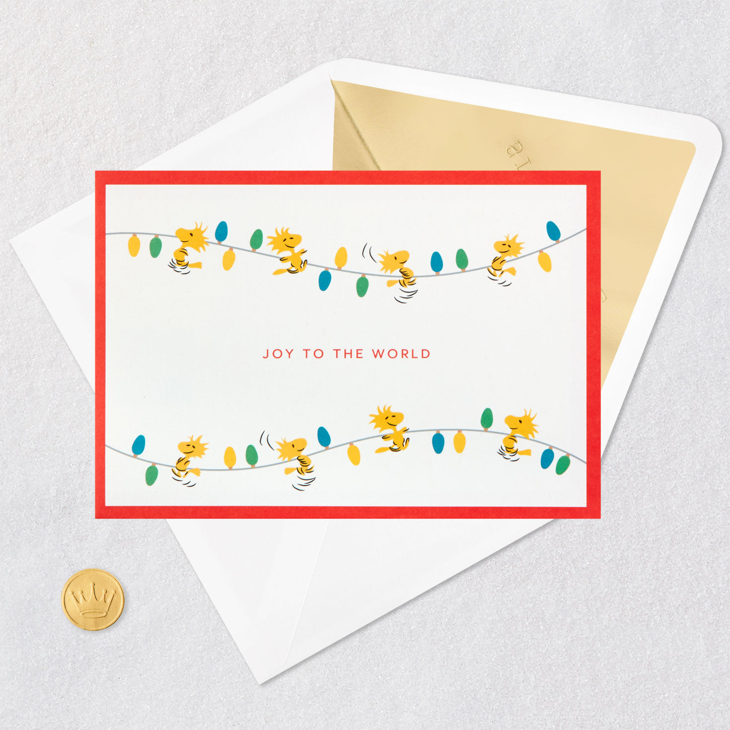 Peanuts® Snoopy Joy to the World 3D Pop-Up Christmas Card