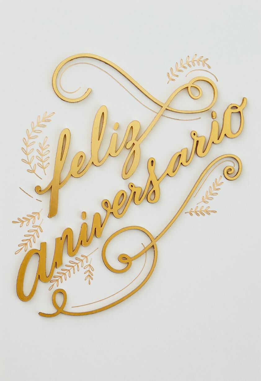 Feliz Aniversario Spanish Language Anniversary Card From Both