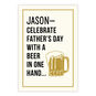 Beer in One Hand Funny Father’s Day eCard, , large image number 2