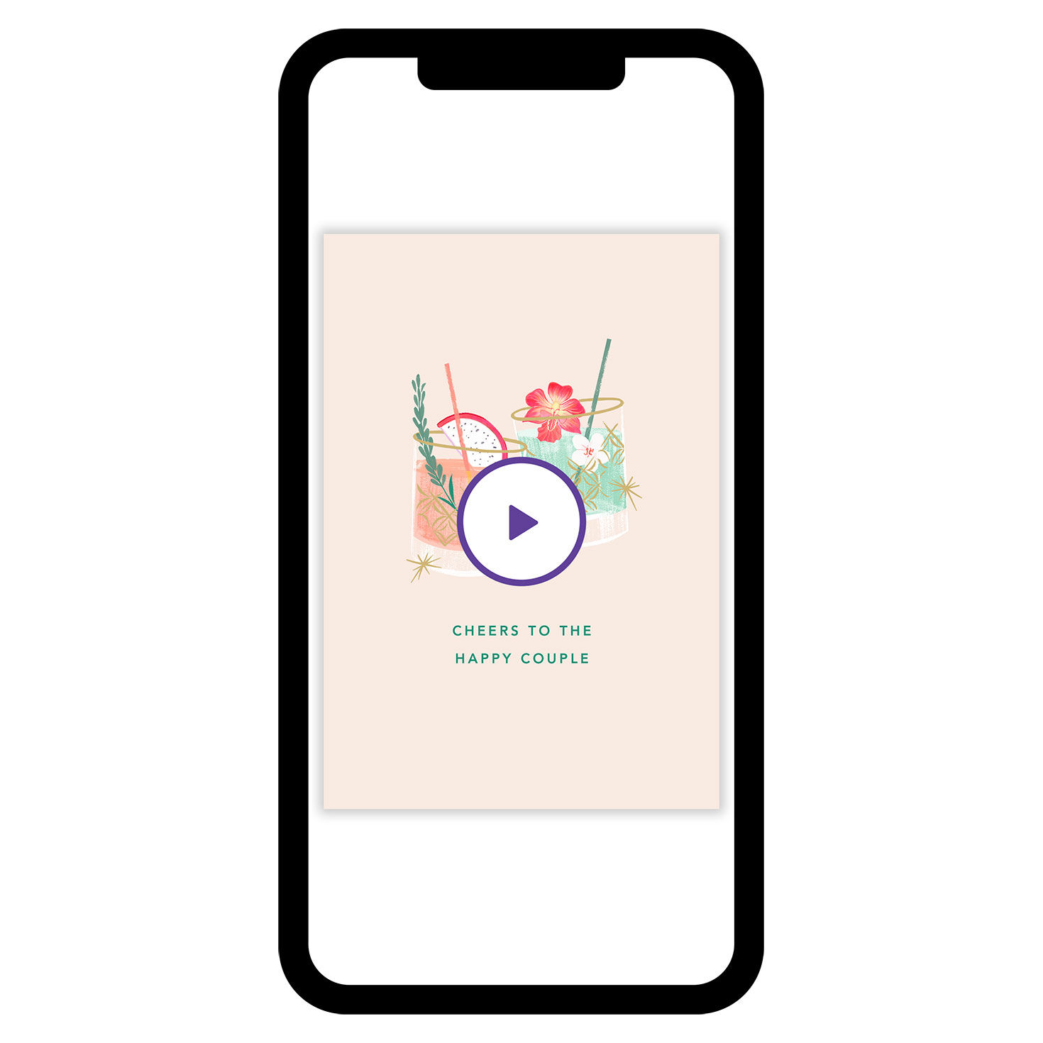 Cheers Congratulations eCard for Couple