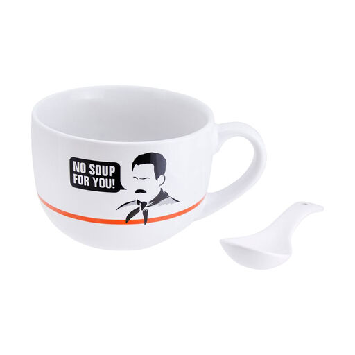 Seinfeld Soup Mug and Spoon, Set of 2, 