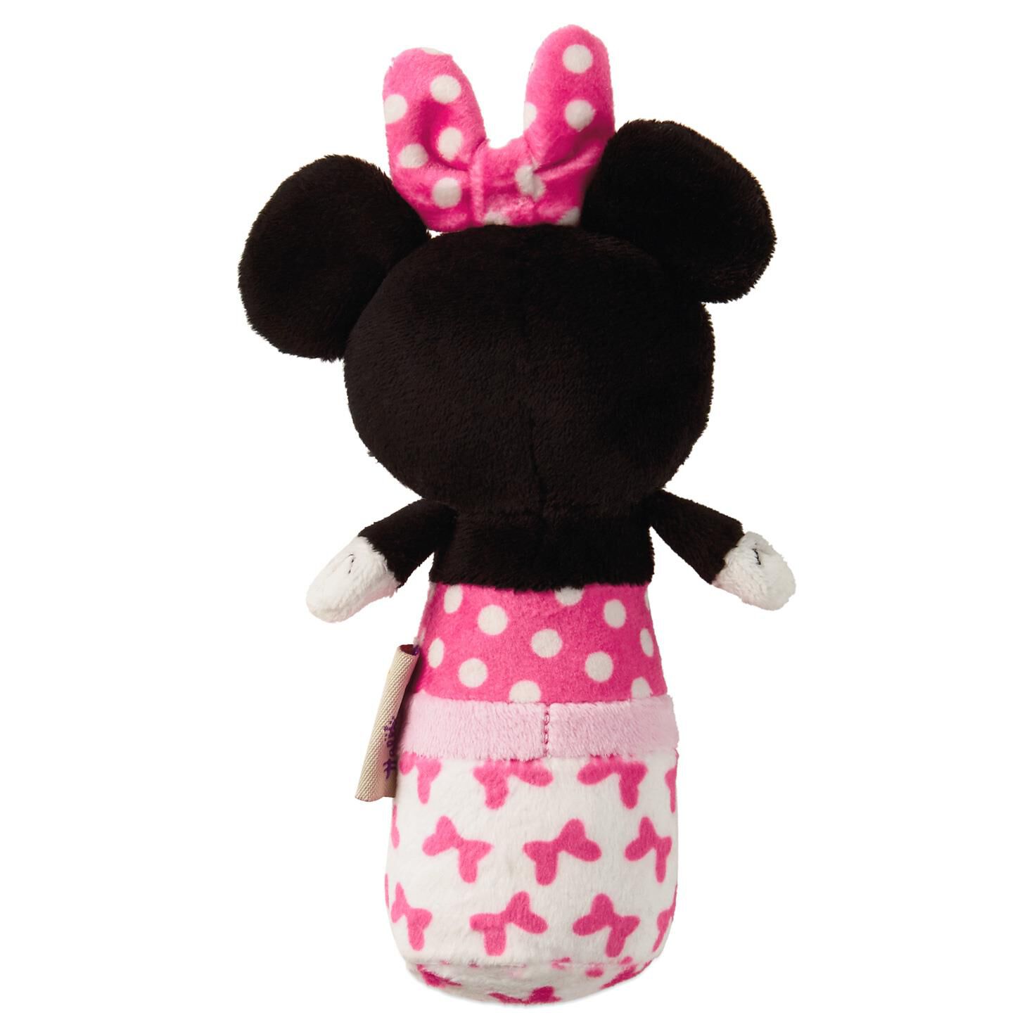 minnie mouse plush rattle
