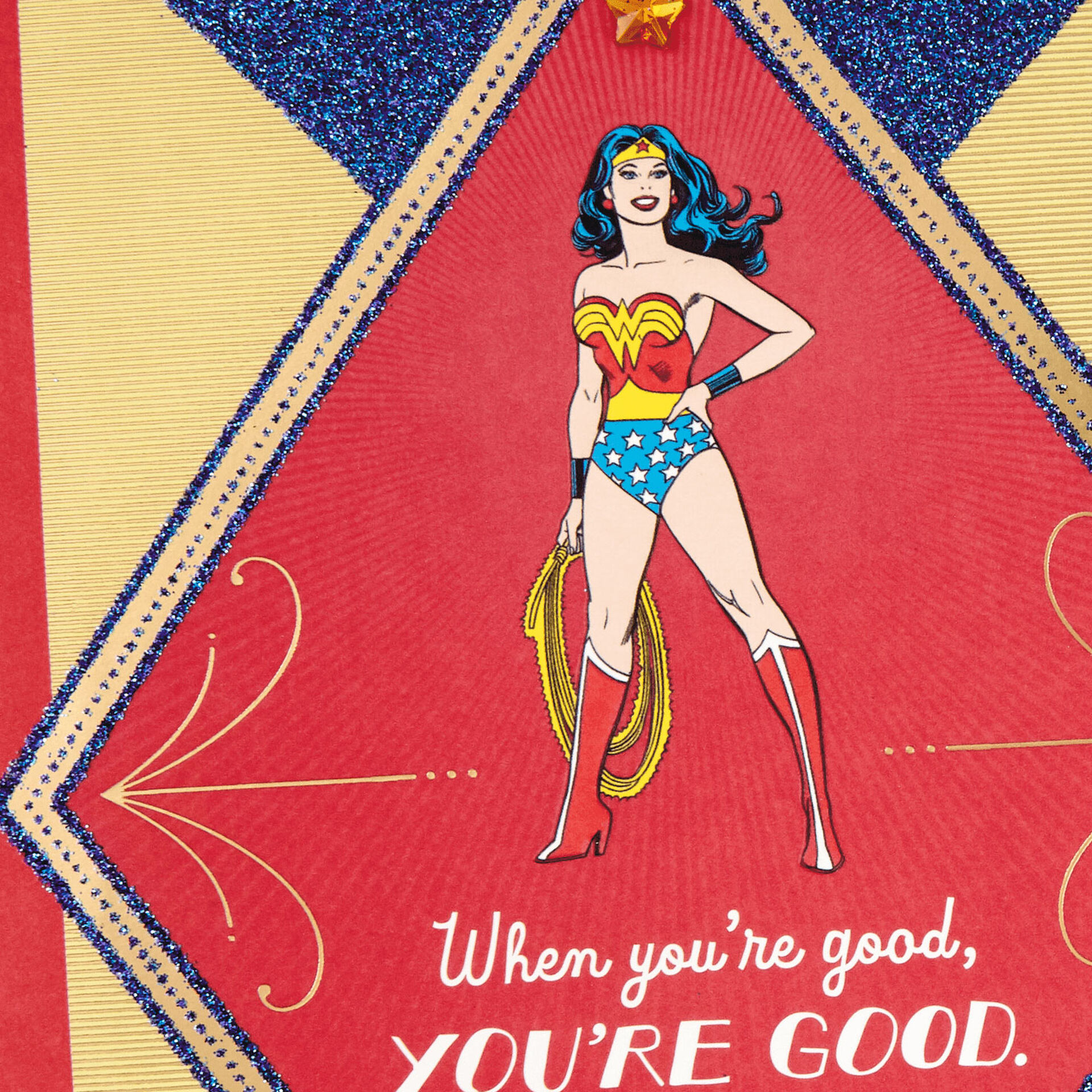 DC Comics™ Wonder Woman™ No Time to Be Humble Mother's Day Card Greeting Cards Hallmark