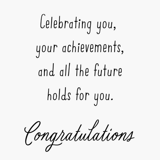 The Best Is Yet to Come High School Graduation Card, 