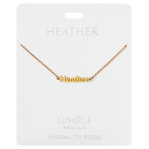 "B-D" Script Name Necklace, 20", 