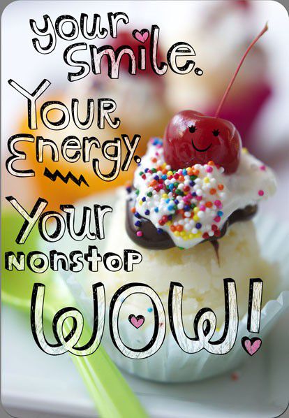 Ice Cream Sundae Birthday Card
