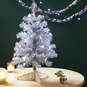 Miniature Silver and White Pre-Lit Christmas Tree, 18.75", , large image number 2