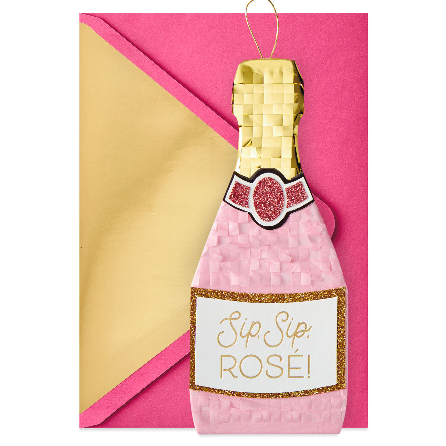 Champagne Bottle Pinata Birthday Card Greeting Cards Hallmark