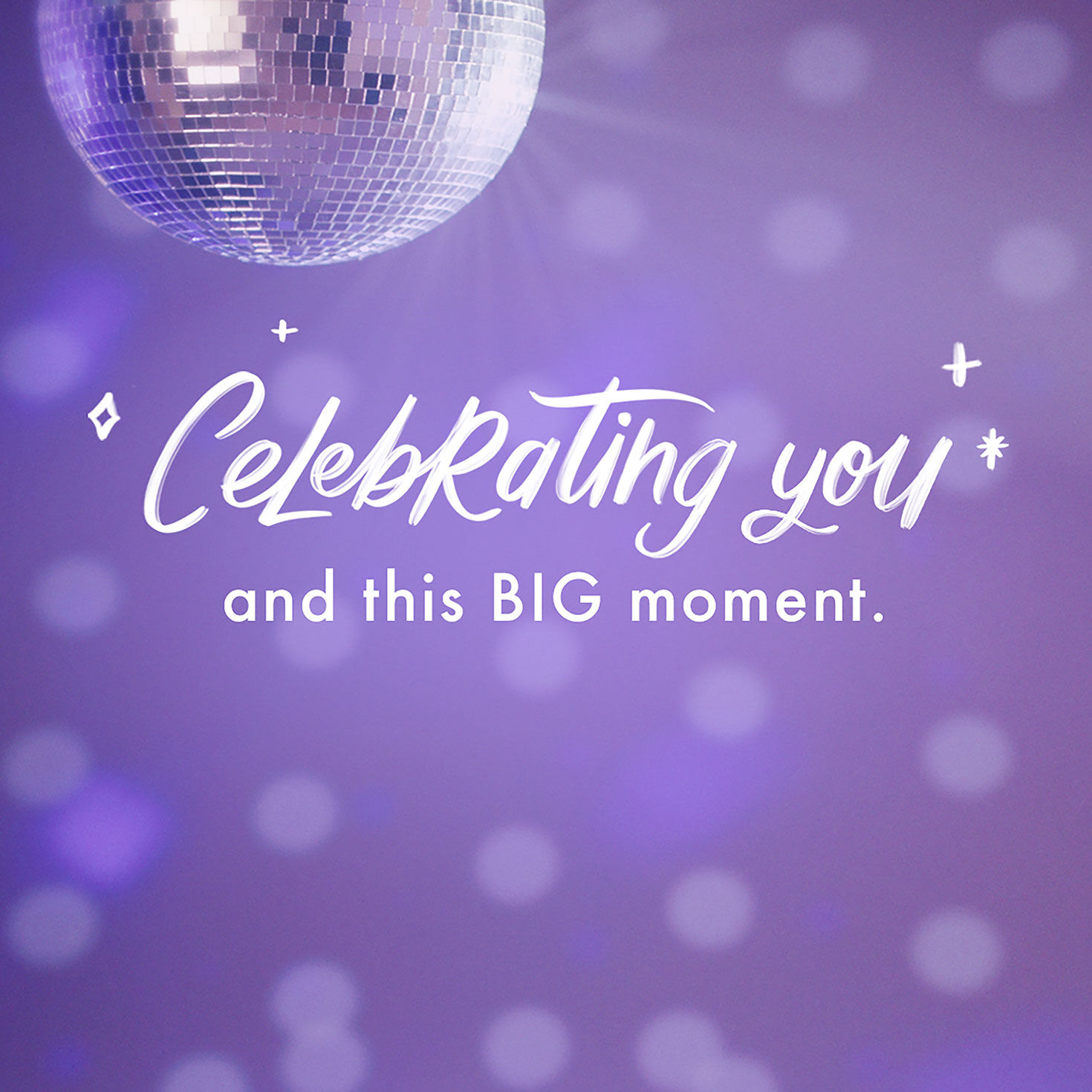 Tamera Mowry Personalized Celebrate Video eCard sentiment closeup view image number 2