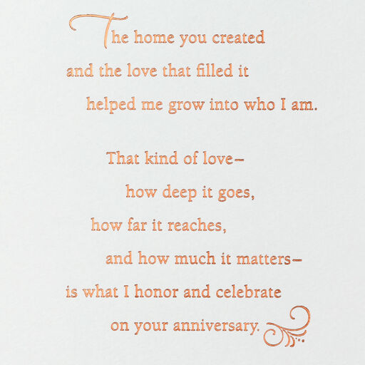 Celebrating Both of You Anniversary Card for Parents, 