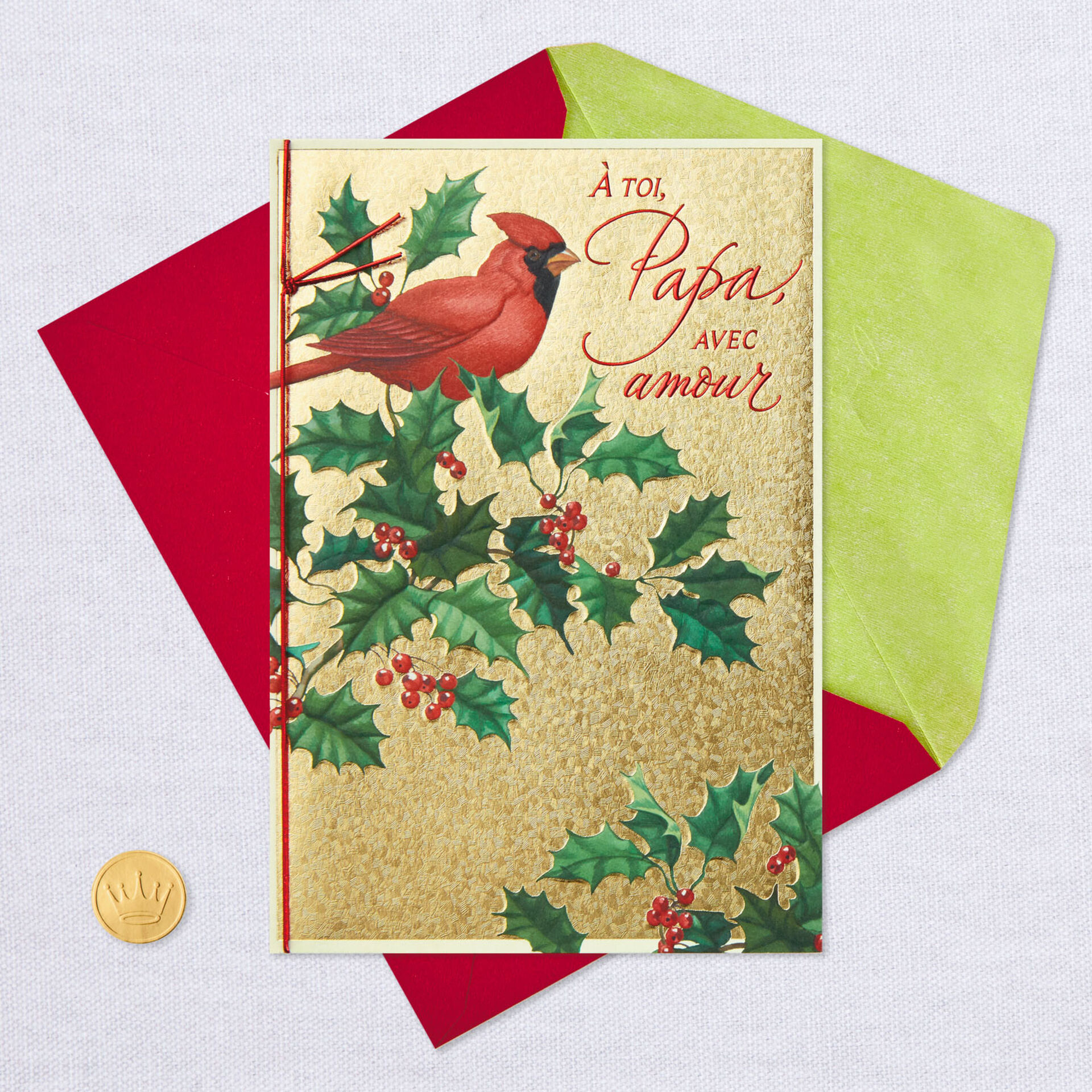 For Dad With Love French Language Christmas Card Greeting Cards Hallmark For Dad With Love French Language Christmas Card Greeting Cards Hallmark